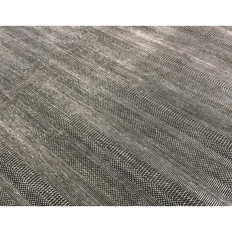Tapis vert noué à la main de haute qualité
