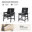 Modern 2-in-1 Convertible Dining Chair and Counter Stool with Arms-109654336