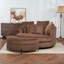 Fauteuil demi-tonneau avec repose-pieds-1166752991