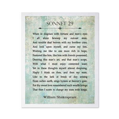 Sonnet 29