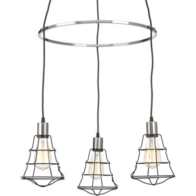 Theressa 3 - Light Dimmable Geometric Chandelier