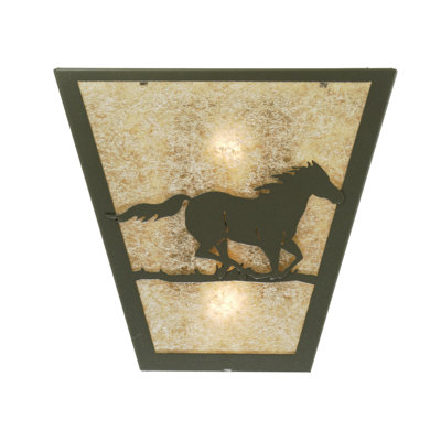 Applique murale 2 lumières Wild Horse