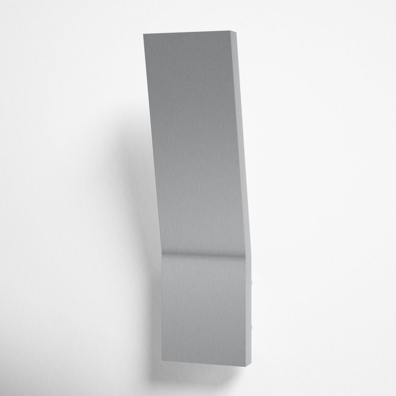 Ogden LED Armed Sconce, White, 11" H x 3" W x 3" D