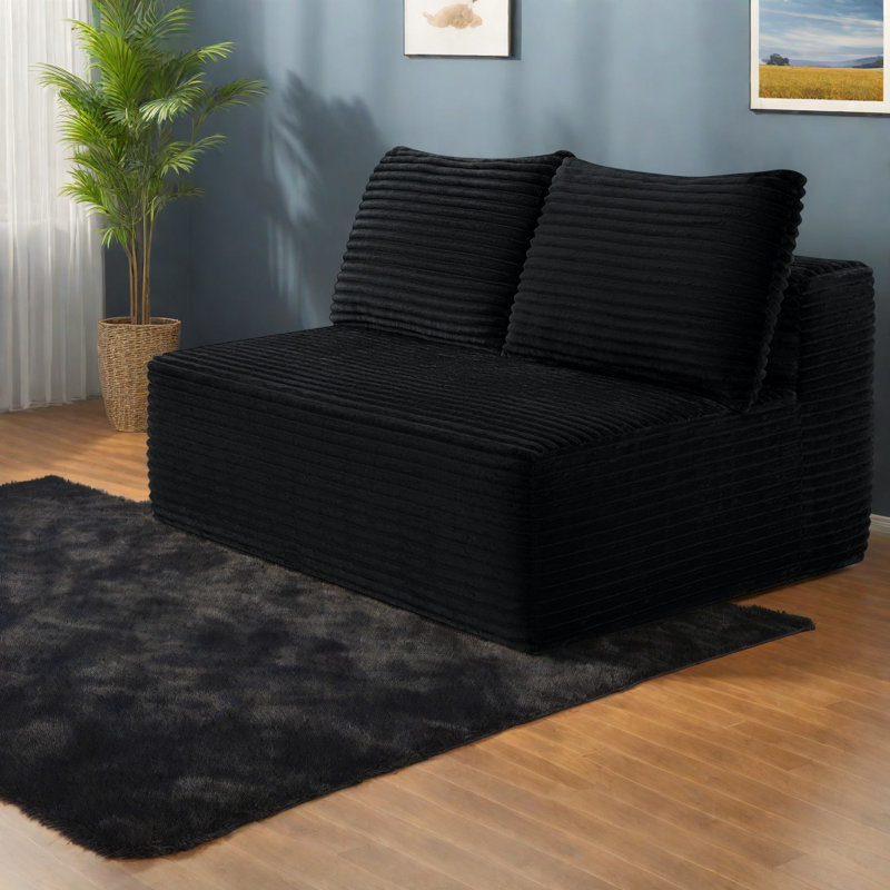 Canapé modulaire à compression de 57 pouces