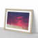 Burning Clouds in Abstract - Picture Frame Graphic Art Print