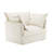 Slip-covered Armchair With 1 Big Back Cushion And 2 Big Toss Pillows, Single Deep Seat Comfy Single Couch Sofa Multiple Large Soft Pillows, Corduroy Fabric-2004758923