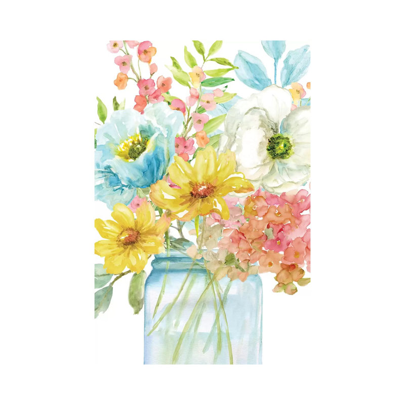 Summer Fresh I by Nan - Print on Canvas, Wrapped Canvas, 30.48 cm H x 45.72 cm W