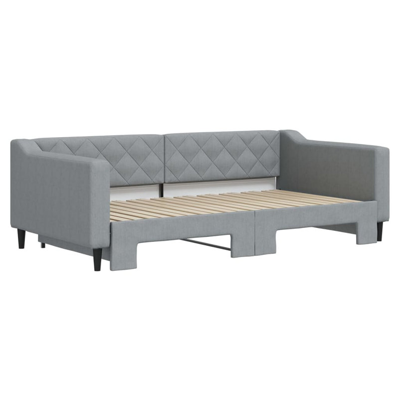 Anglica Upholstered Daybed, Light Gray
