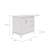 Elizabeth 36" Carrara White Marble Countertop Bath Vanity with Mirror-1863834