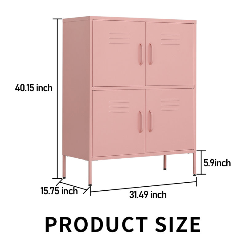 Metal Accent Merwin, Pink