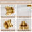 17.5 Inch Wall Sconces, 1 Pack Vanity Light with White Glass Shade-65829467-65829466