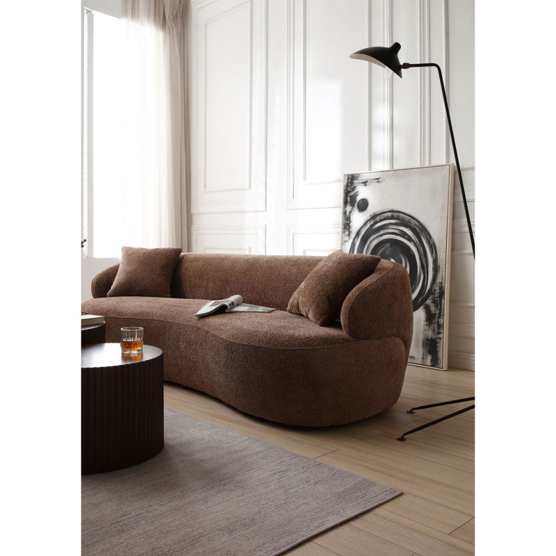 Canapé brun à 3 places Mid-Century, Brun