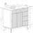 36" Freestanding Bathroom Vanity With Ceramic Sink-1809258602
