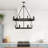 Emmalynn 15 - Light Steel Dimmable Chandelier