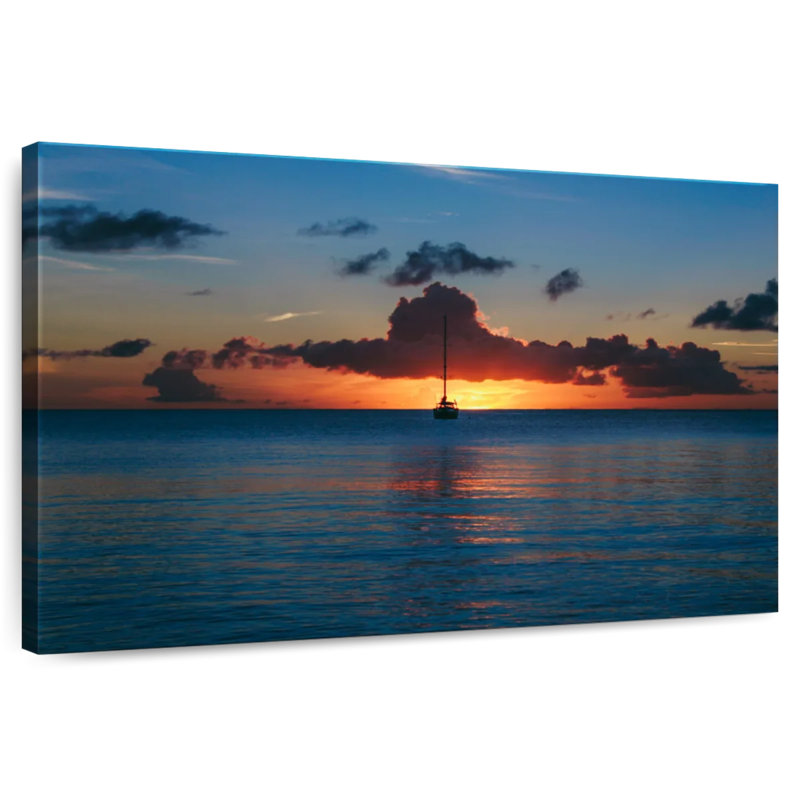 Gillard Sunset With Boat