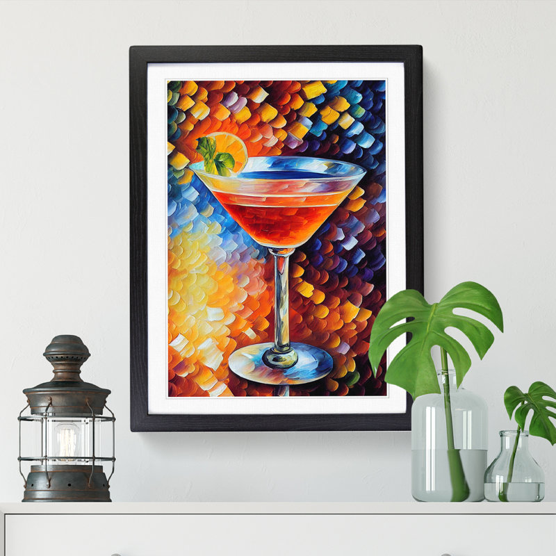 Cocktail Ed Vol.2 Framed Print, 34cm H x 25cm W, Oak Framed