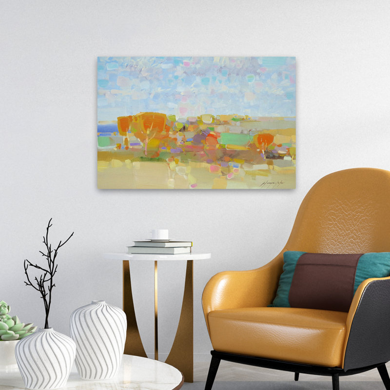 Couleurs d'automne, nouveauté 2018-11, art abstrait, art contemporain, H 24 po x l 16 po