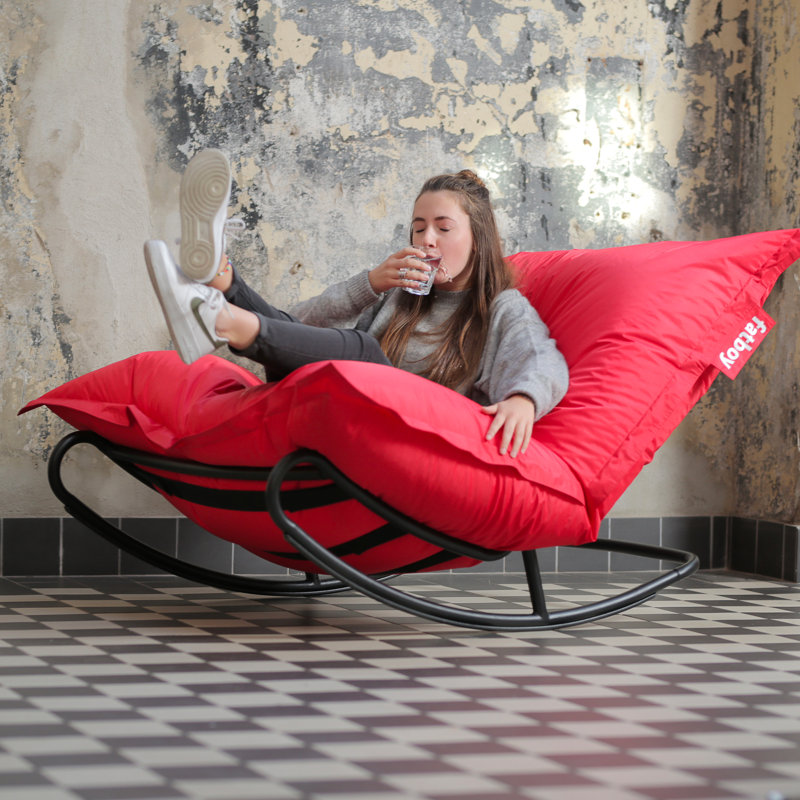 Rock 'n Roll Bean Bag Rocking Chair, Black