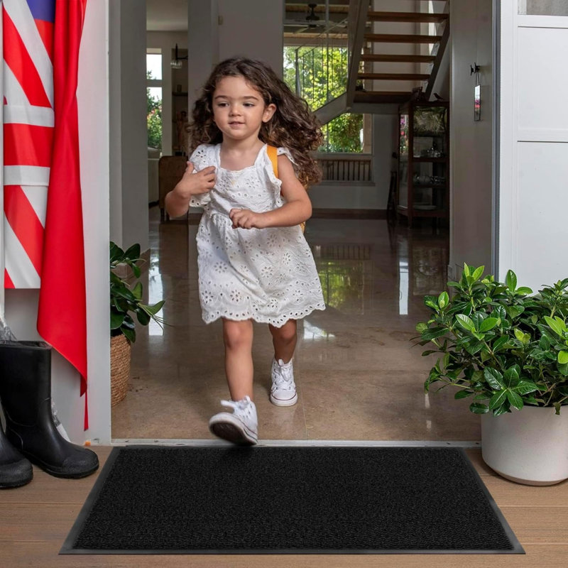 Doormat, 60cm W x 90cm L, Black