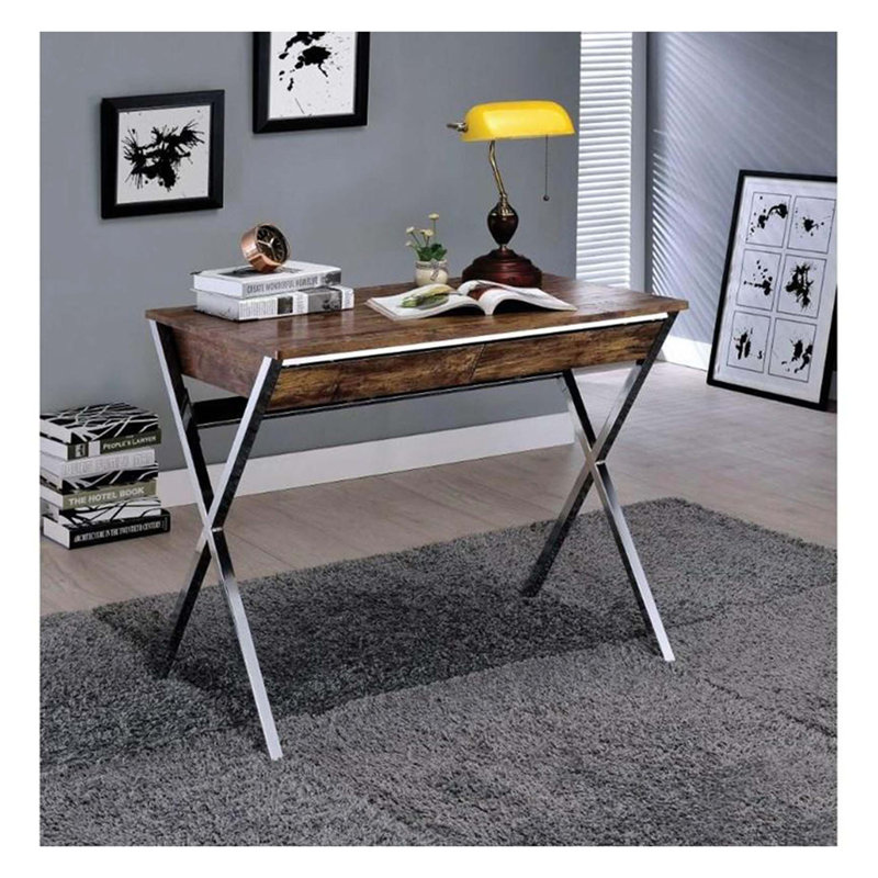 Rectangular Writing Desk With 2 Drawers