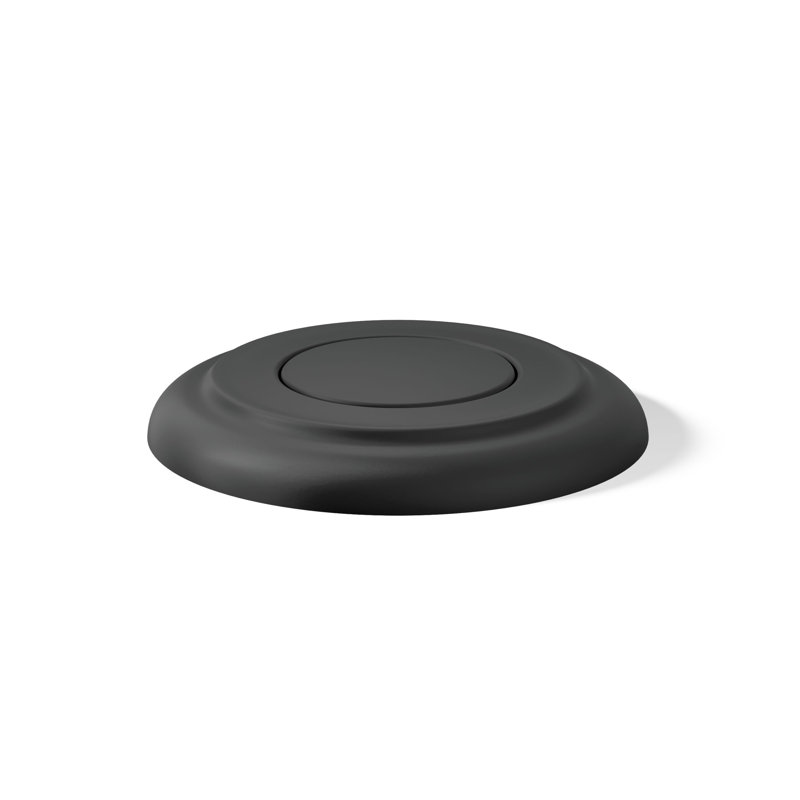Bouton de l'interrupteur d'air de la poubelle, Noir mat