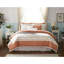 Édredon pour très grand lit - 9 pièces, coussins décoratifs corail, idée Shabby Chic