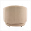 Chaise d'appoint courbée avec coussin moelleux intégré pour un confort ultime et un design moderne-130788002