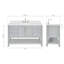 Meuble-lavabo simple ARIEL Moille-185149537-178238455