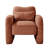 Fidele 33"W Modern Upholstered Armchair with Lumbar Support Pillow-496915684