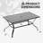 6 - Person Outdoor Dining Set With  Rectangular Metal Table-107282318