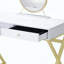 Bureau de coiffeuse avec miroir et plateau à bijoux Coleen