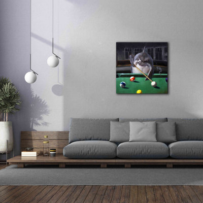 «Pool Shark» par Lucia Heffernan, reproduction sur toile tendue