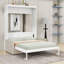 Lit escamotable mural en bois avec canapé-106408954-106408955