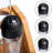 Freestanding Wood Spice Jar & Rack Set