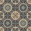 Grey Designer Effect Non Slip Vinyl Flooring 2.8mm Thick Waterproof Sheet Vinyl Flooring, 7 Years Warranty 200cm X 300cm-959708172