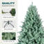 Arbre de Noël épinette bleu artificiel non éclairé-118027475