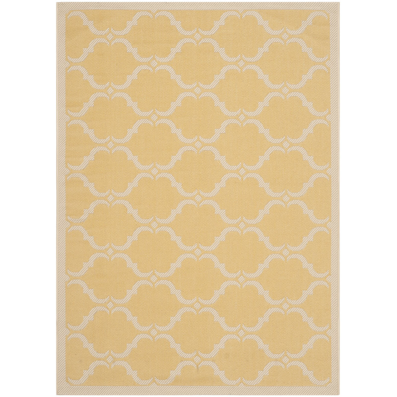 Kelley Yellow/Neutral Indoor/Outdoor Rug, Rectangle 79 x 152 cm