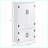 Kitchen Pantry Cabinet, 48.5” Farmhouse White Storage Cupboard with Adjustable Shelves | MDF Construction | Space-Saving-1041690544