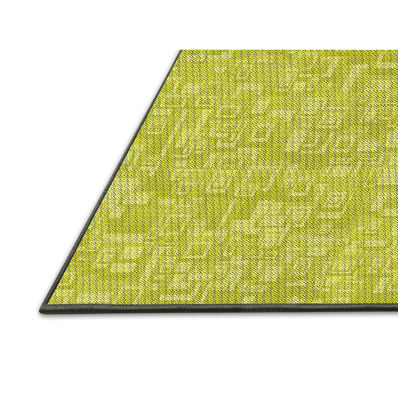 Tapis de surface verte à motif de mer, Rectangle 2 pi x 3 pi