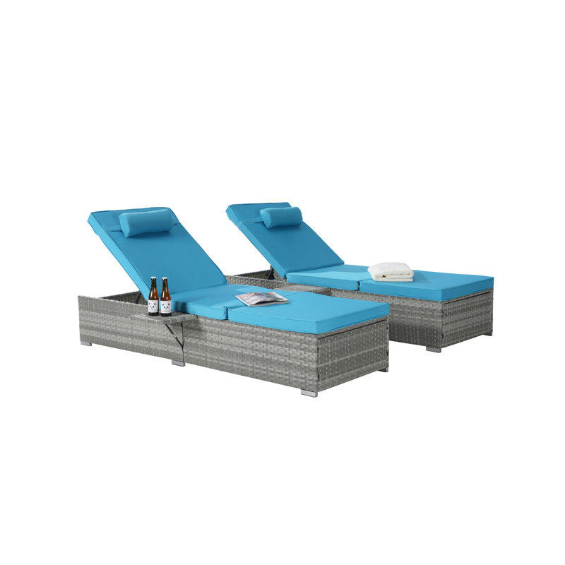 OUTDOOR SOFA PE RATTAN FURNITURE DECK CHAIR RATTAN, Gray
