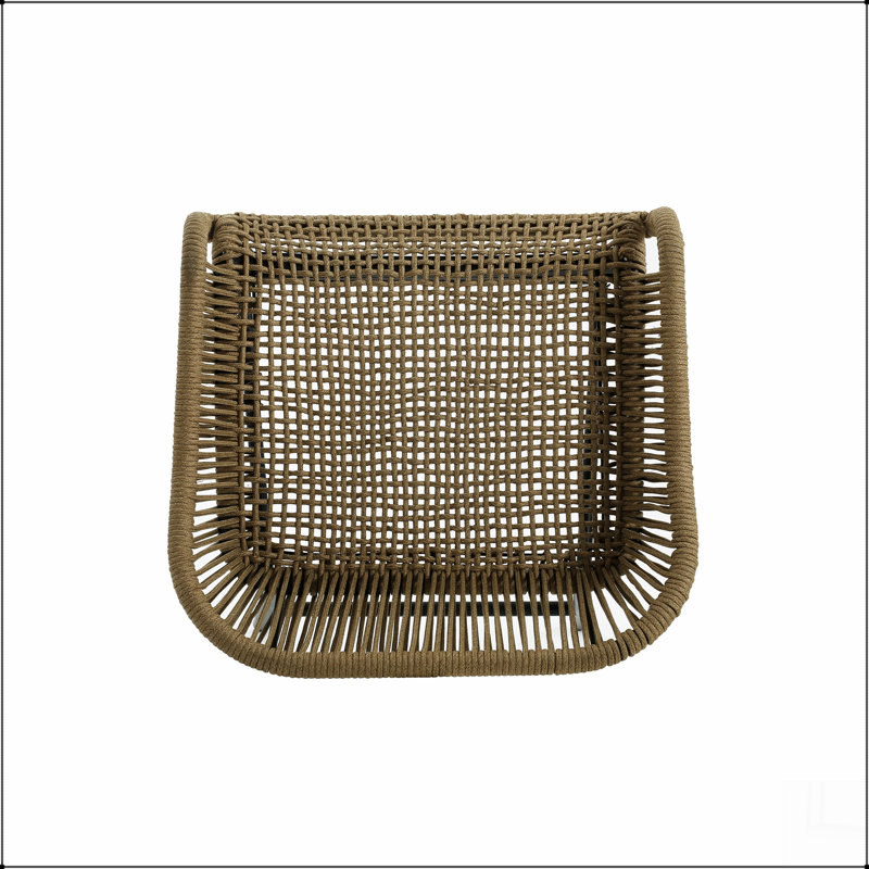 Ensemble de 2 tabourets de bar à pousser à l'extérieur
