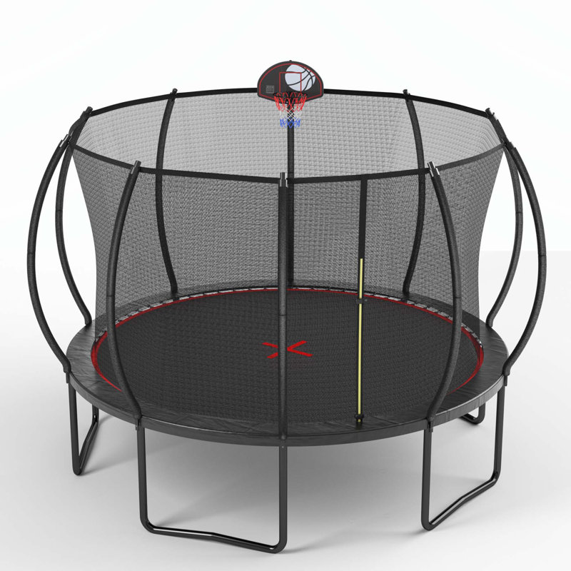 Trampoline d'extérieur durable et polyvalent pour le plaisir et la sécurité des enfants