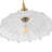 1-Copper glass flower shaped dimmable pendant light