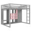 Lit mezzanine en bois avec garde-robe, tablettes et armoire-185589204-185589162