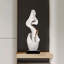 Modern Abstract Sculpture Resin And Marble Base Decoration Item