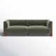 Wanetta 88'' Upholstered Sofa With Solid Wood Leg