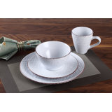 Lorren 16 Piece Stoneware Dinnerware Set - Service for 4