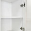 Armoire décorative avec tablette de rangement, armoire de rangement de style campagnard avec portes en verre