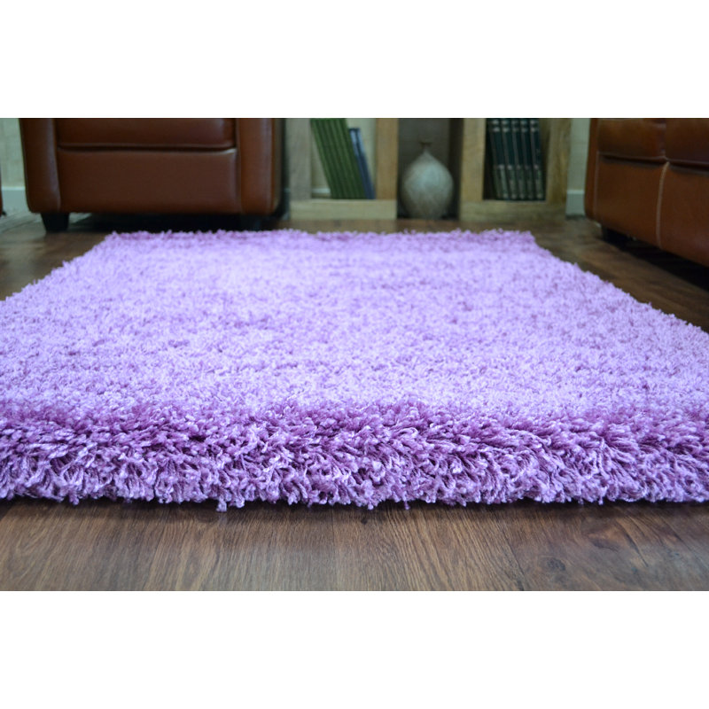 Solid Colour Shag Area Rug, Runner 80 x 300cm