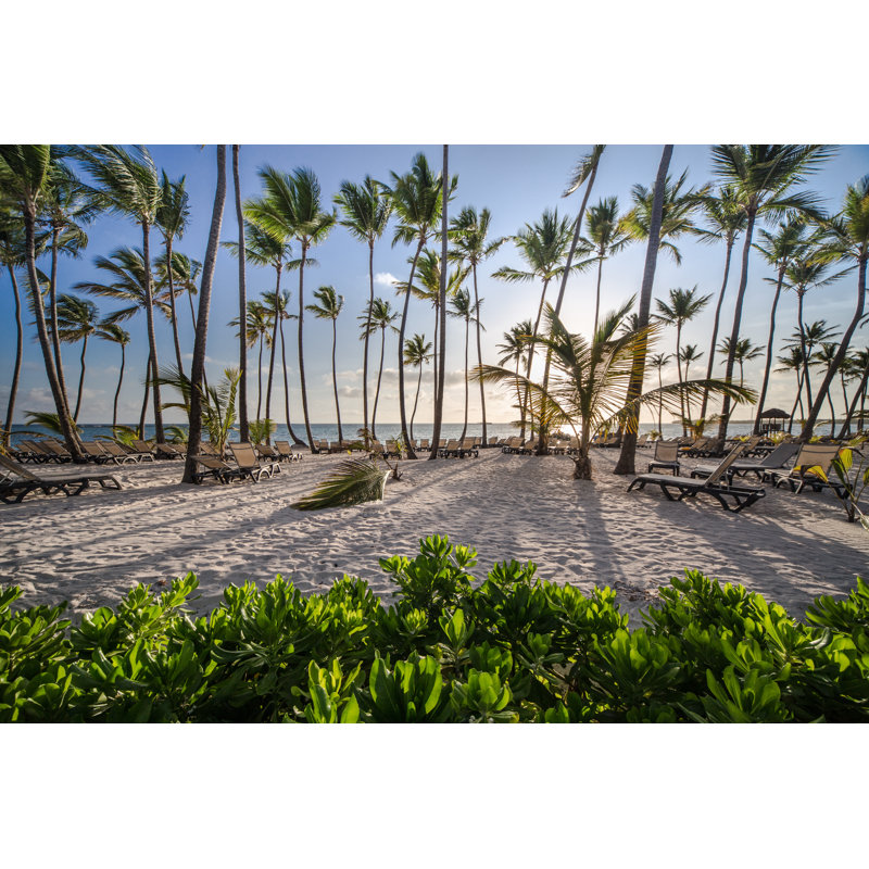 Caribbean Sunrise - Wrapped Canvas Print, 30cm H x 46cm W